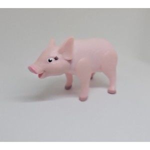 Babe Pink Pig Poseable Figure 4" Paramount Pictures 2006